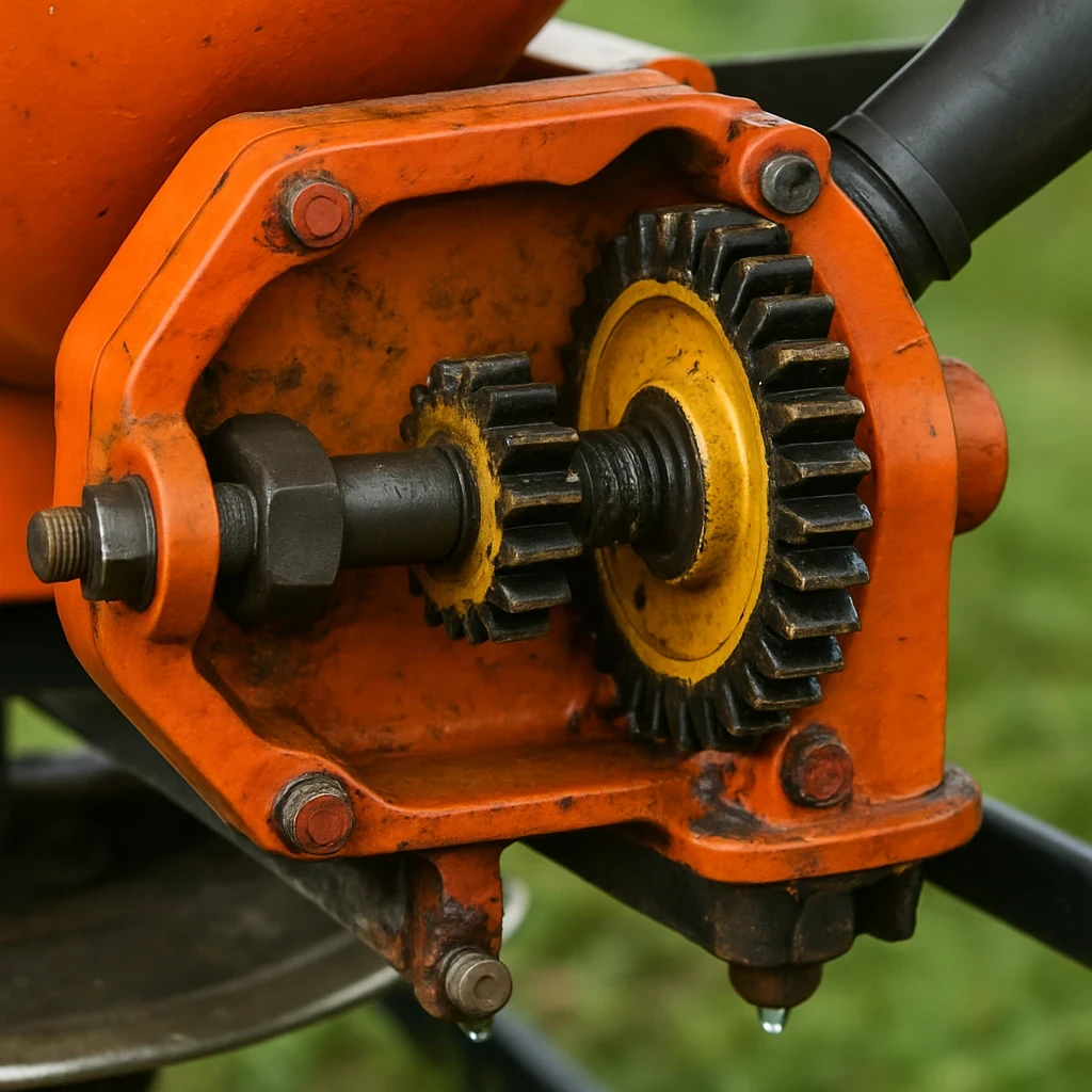 Jak działa przekładnia w rozsiewaczu i co wpływa na jej trwałość?